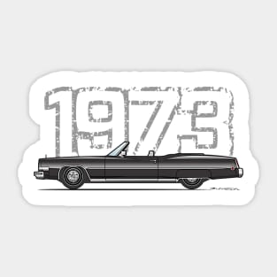 black 1973 Sticker